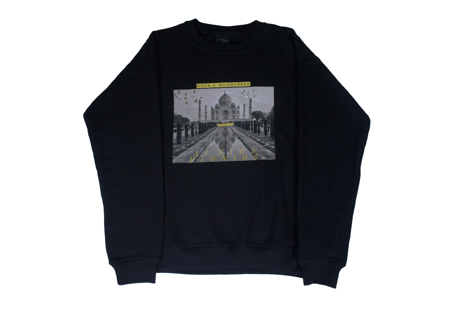 Taj Mahal Black Crewneck